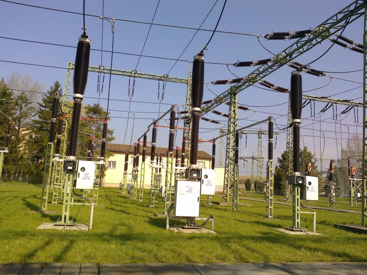 Vypínač 245 kV v Prosenicích